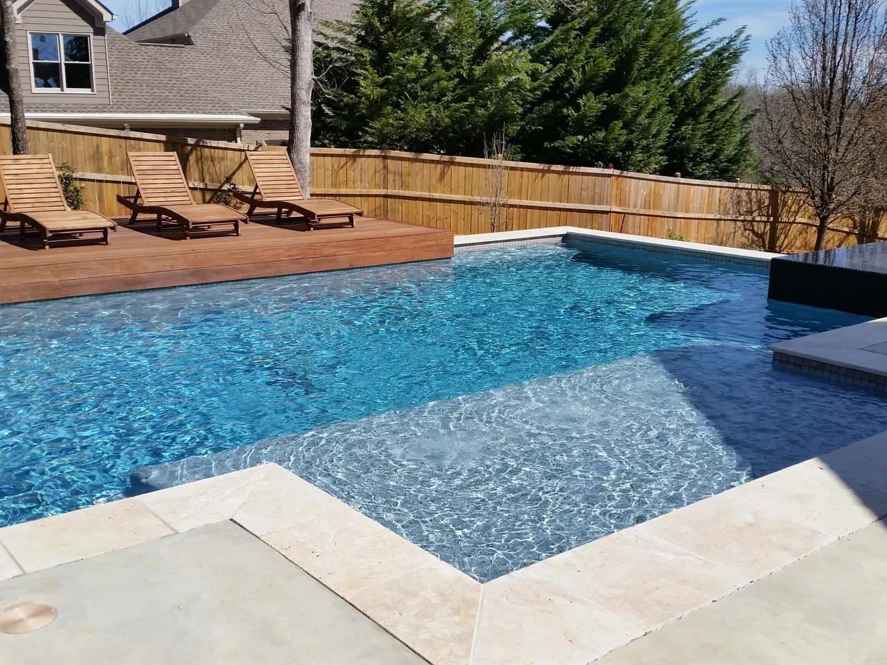 Lake Lanier Modern Pool and Spa - Luxury Pools by Hearthstone Luxury Pools + Outdoors